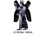 Babylonian illustration of a cherub (a winged angel)